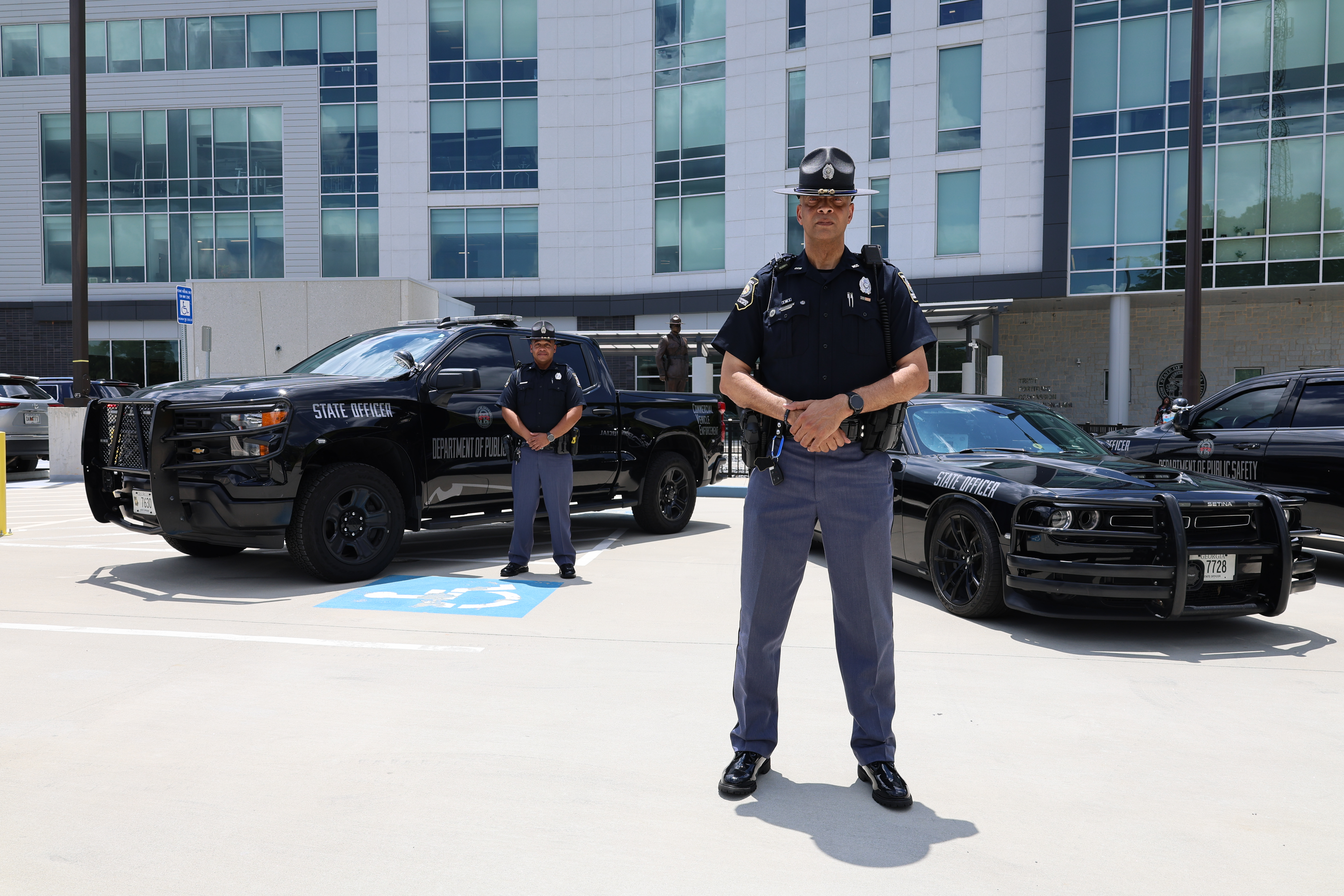 Georgia Commercial Vehicle Enforcement officers in uniform